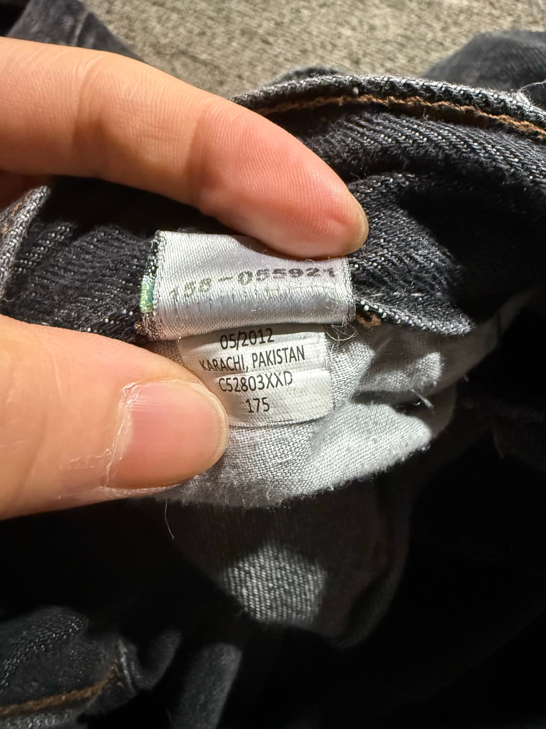 Coogi 쿠지 흑청 데님팬츠 상품이미지6