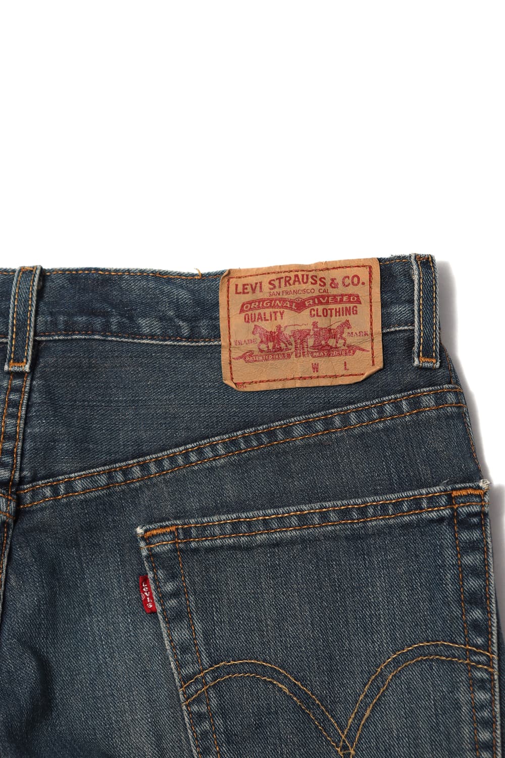 LEVIS 505 워싱 레귤러 핏 데님 팬츠size 30 상품이미지7