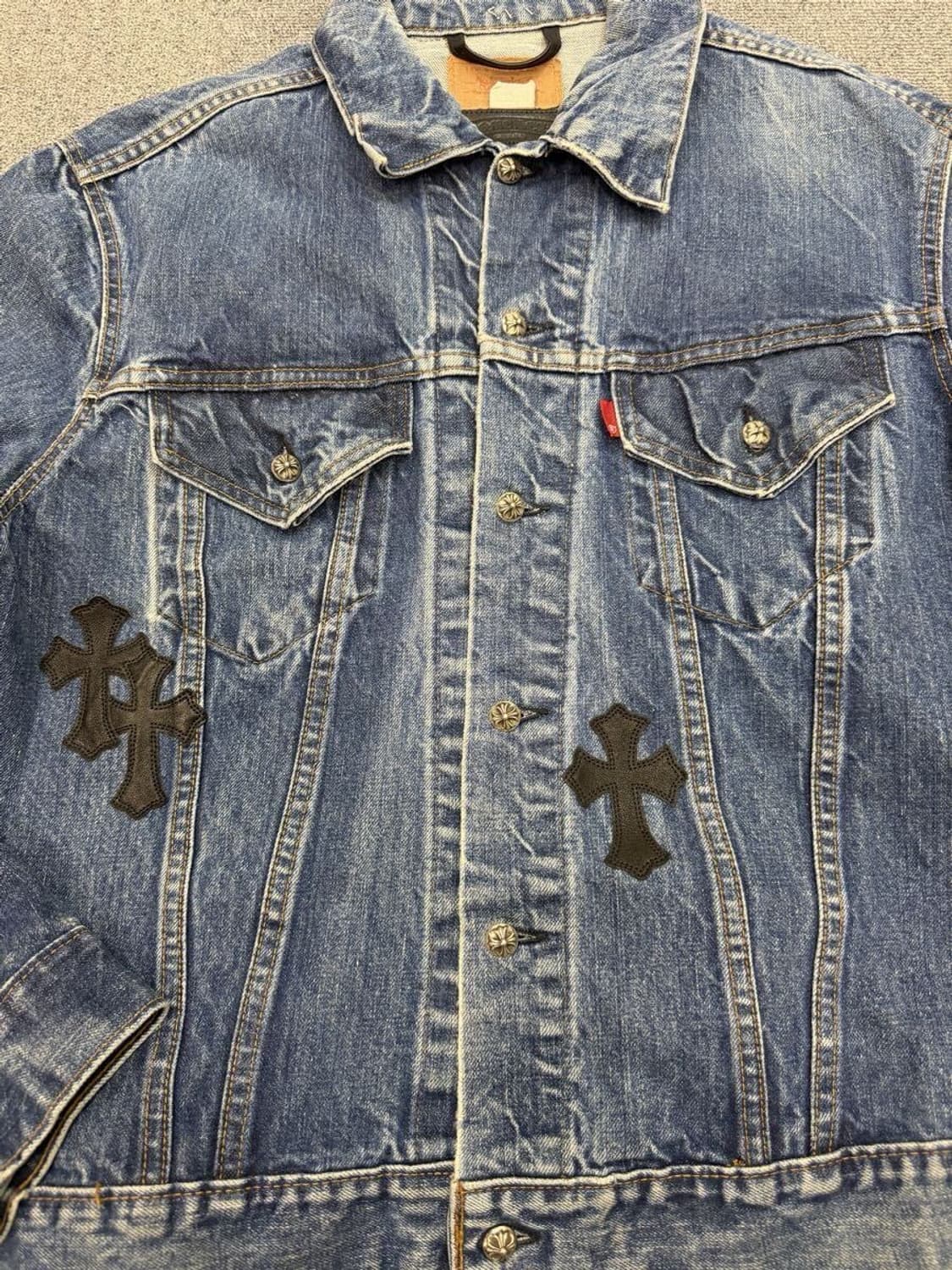 크롬하츠 X 리바이스 데님 자켓 XL 상품이미지4