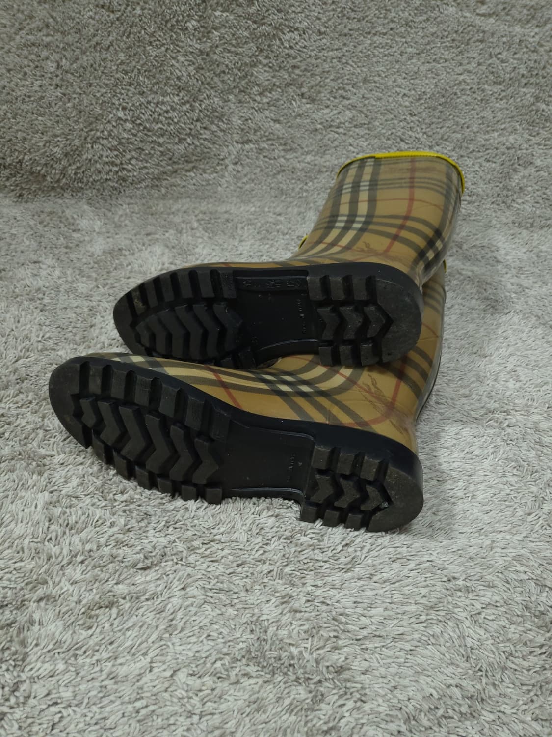 버버리(Burberry) 체크 패턴 레인부츠 250 상품이미지6