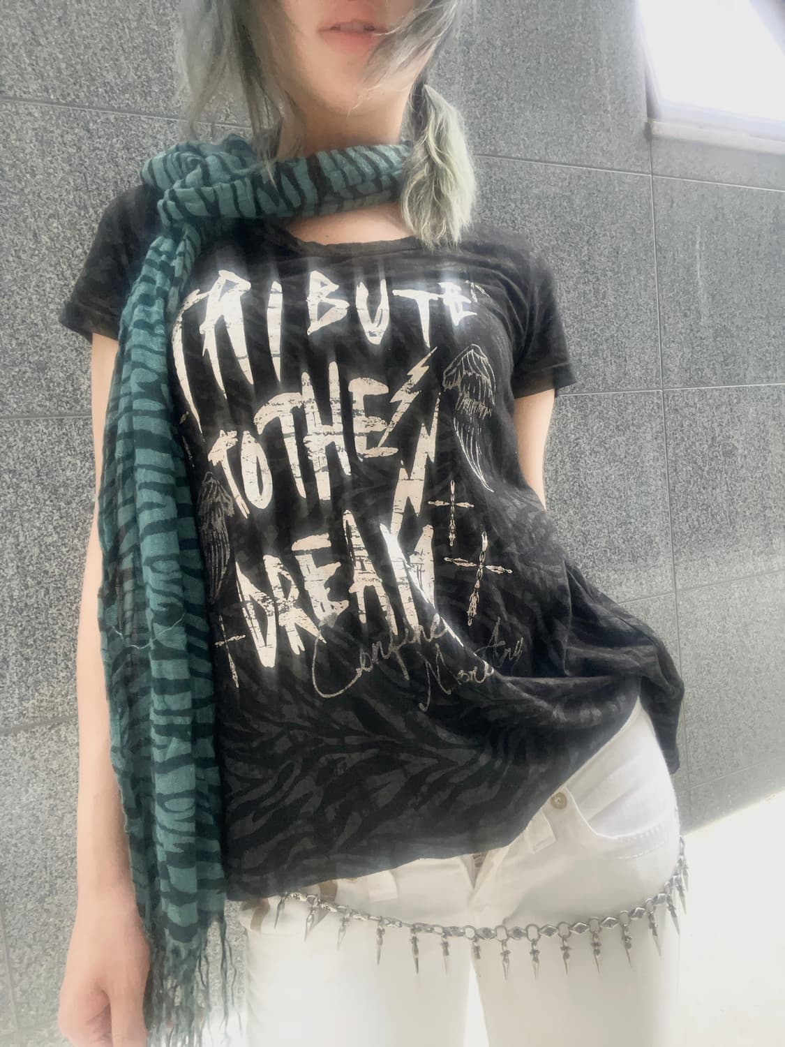 zebra patterned t-shirt 상품이미지1