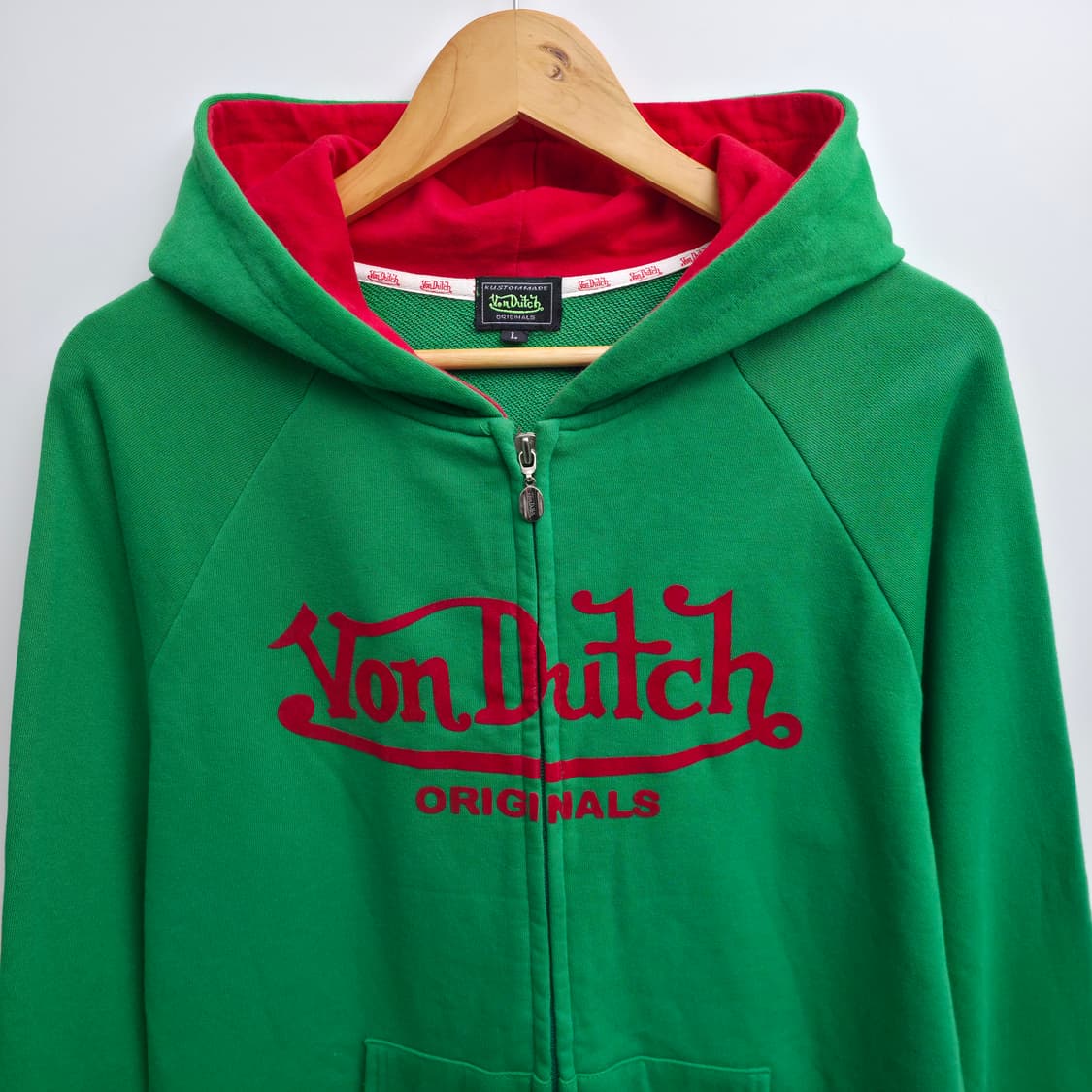 [L] 본더치 그린 후드집업 상품이미지2
