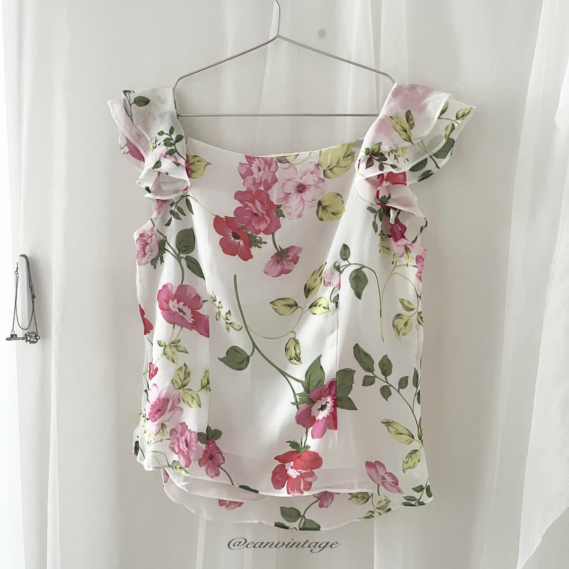 flower pattern shirring blouse 상품이미지5