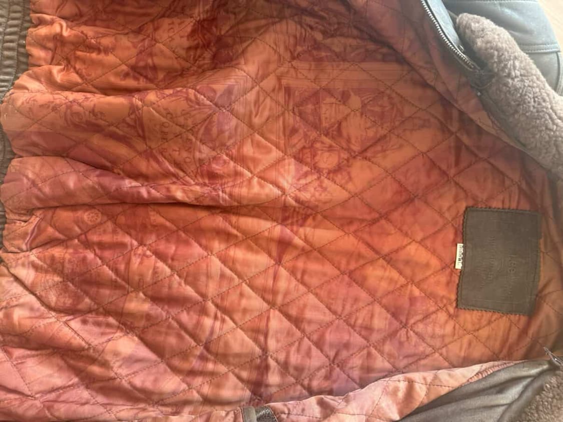 90‘s LEE 쌍방울 양가죽 레더 자켓  상품이미지4