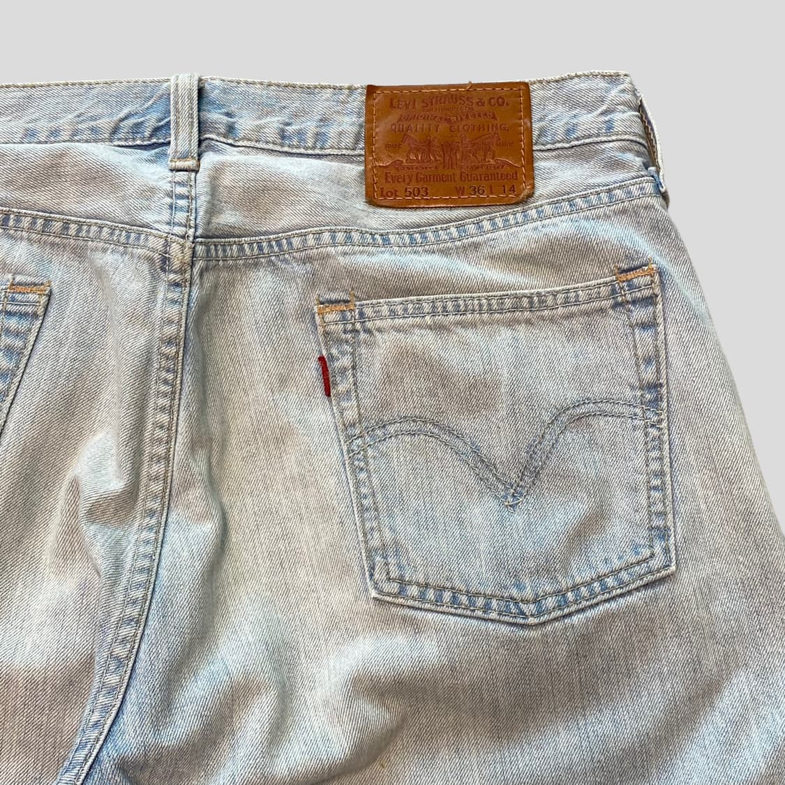 (36)리바이스503 데님반바지 상품이미지6