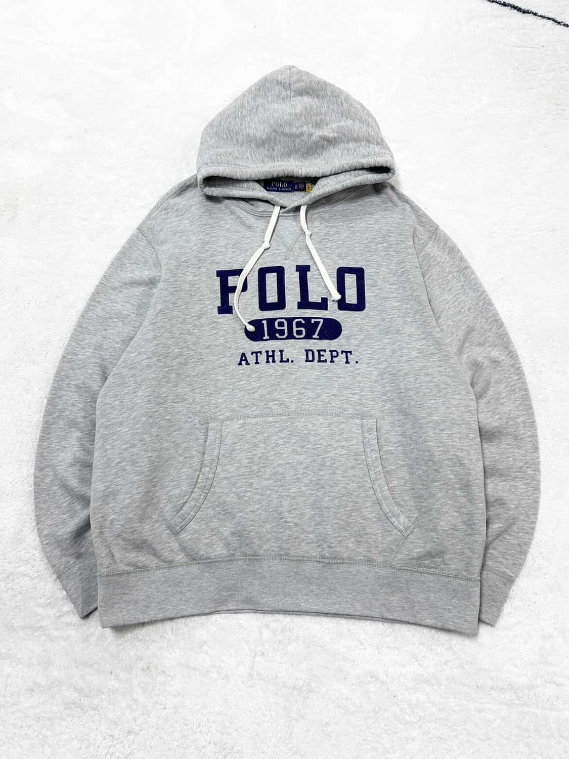 폴로 신형 빅로고 그레이 후드 상품이미지5