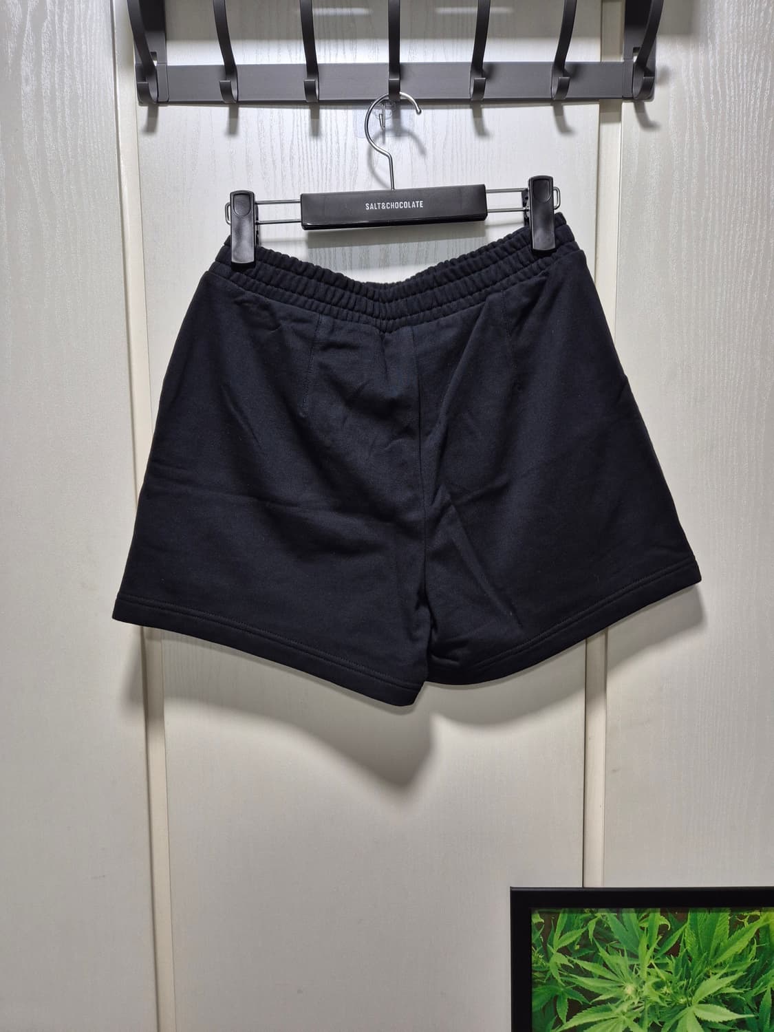 (세일)(새상품)널디 반팔 티셔츠 반바지 세트 블랙 상품이미지10