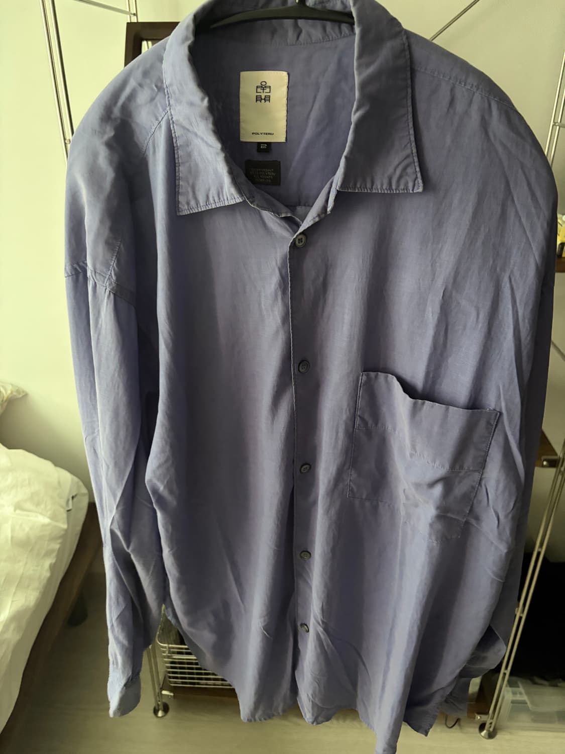 폴리테루 텐코 워시드 블루 2사이즈 상품이미지1