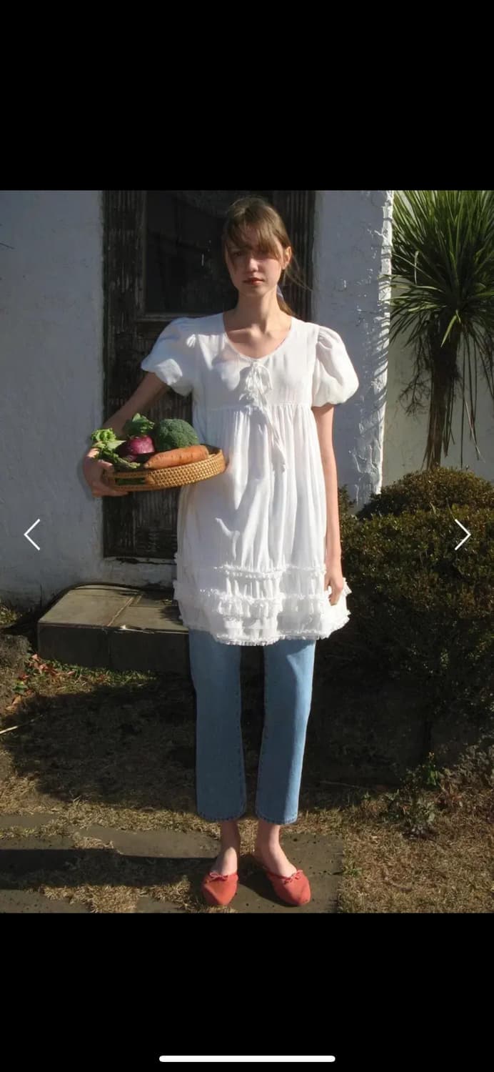 시눈 레이스 퍼프 드레스 상품이미지2