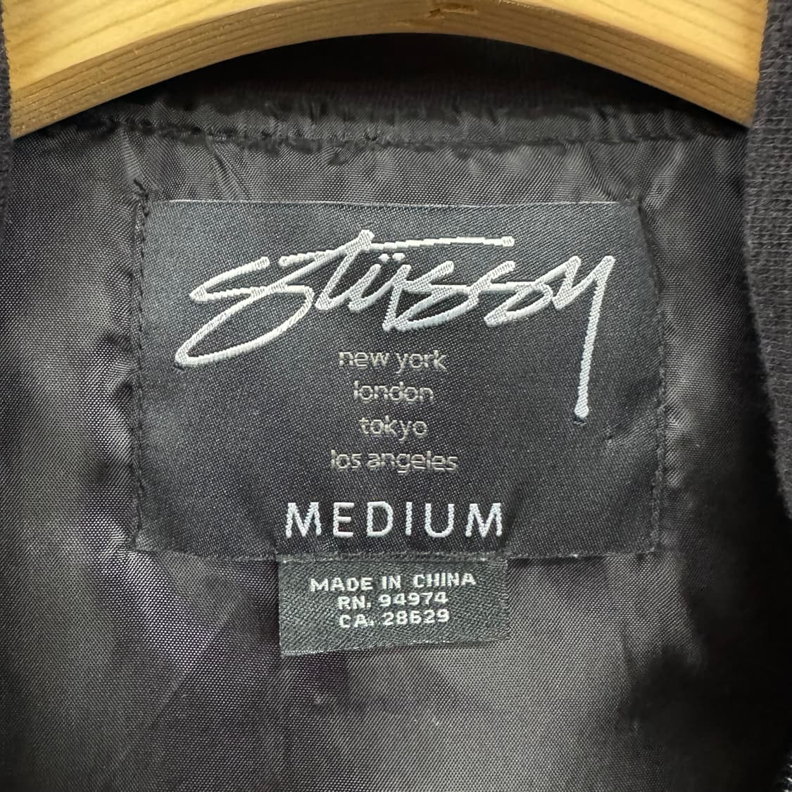 스투시 크라운 크롭 봄버 자켓 (M)  상품이미지5