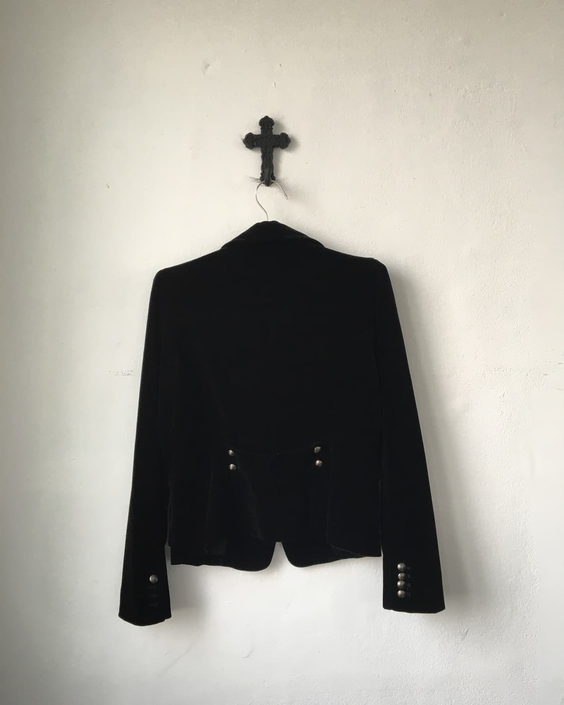 Button point velvet jacket 상품이미지4