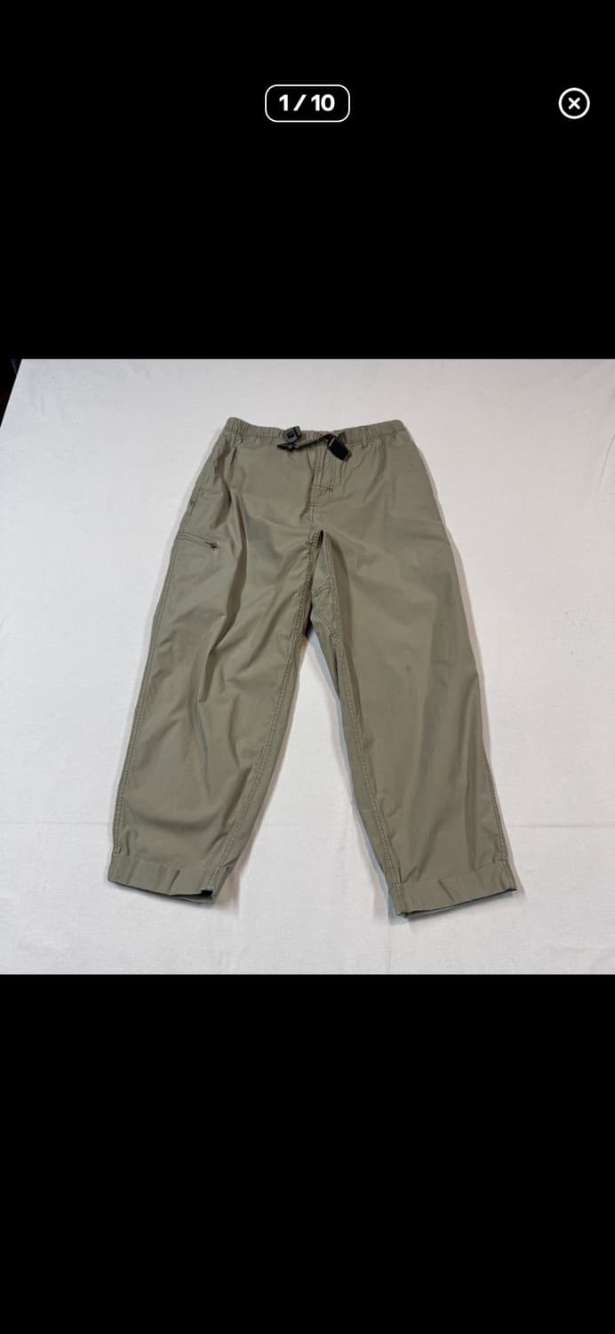 그라미치 나일론 카키 브라운 팬츠 상품이미지1
