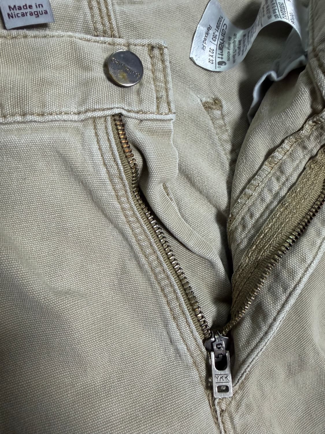 Carhartt칼하트 카펜터 팬츠 카키 32*32 상품이미지4