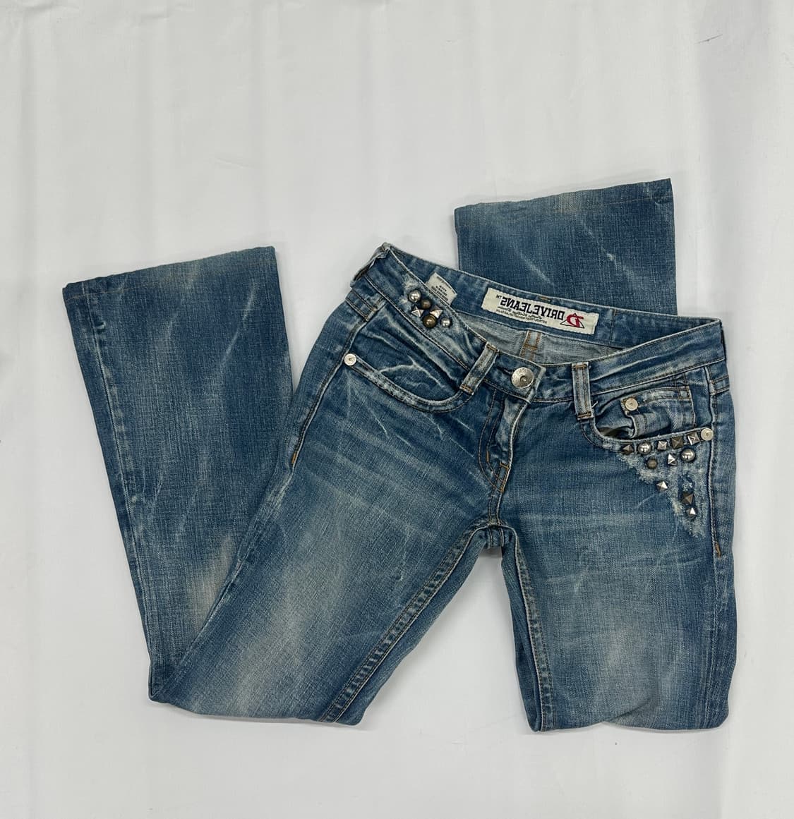 ⛓️DRIVE JEANS 쇠맛 워싱 부츠컷 데님팬츠⛓️펑크 보헤미안 상품이미지4