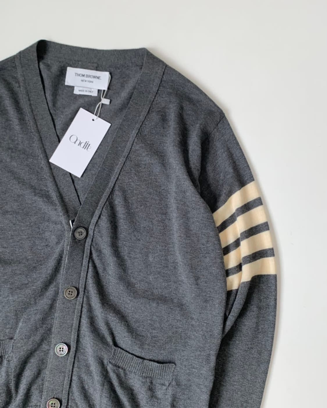 Thom Browne 톰브라운 우먼 브이넥 가디건 상품이미지4