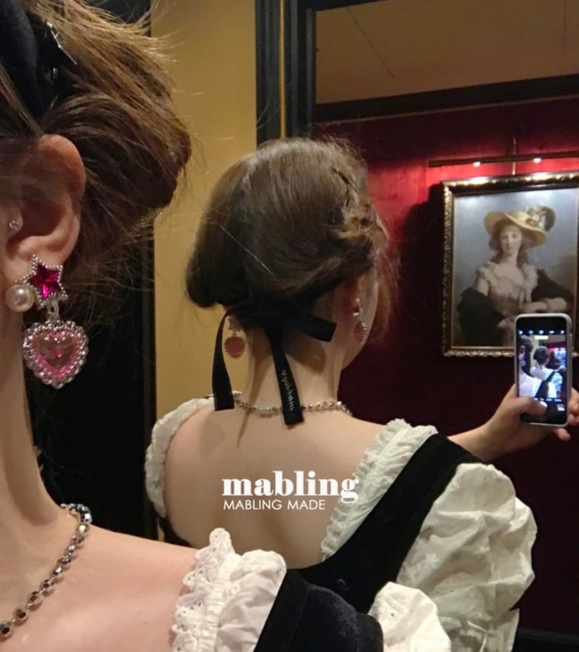 마블링마켓 벨벳리본헤어밴드 상품이미지4