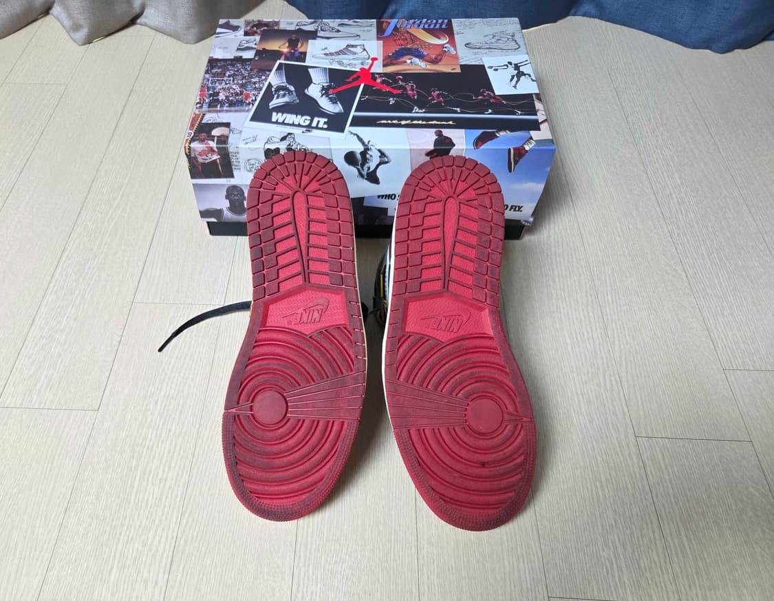 [나코탭] 조던1 하이 유니온 OG 시카고 쉐도우 270 size 상품이미지8