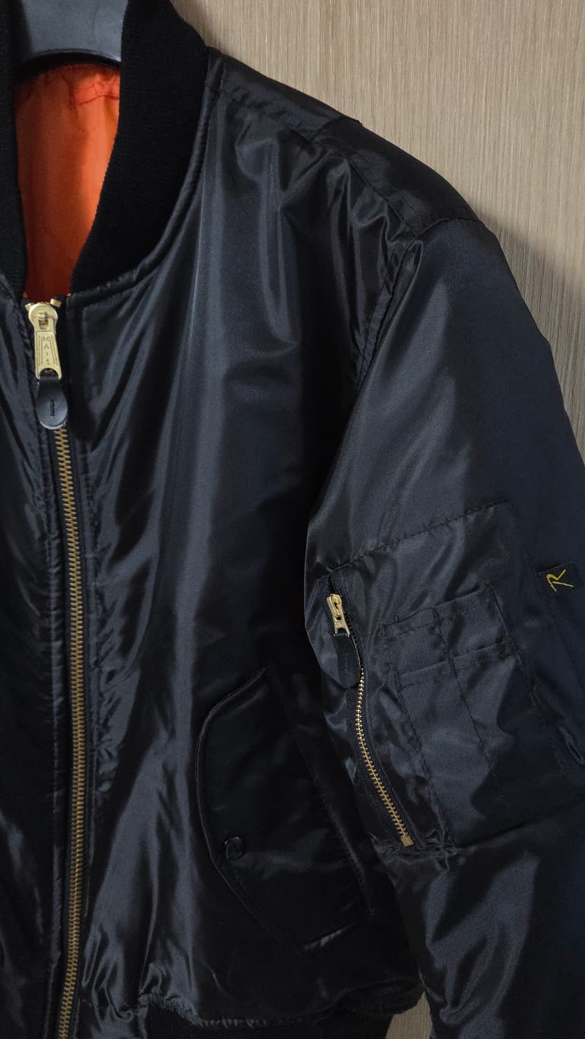 (착샷) 로스코 ma-1 블랙 상품이미지3