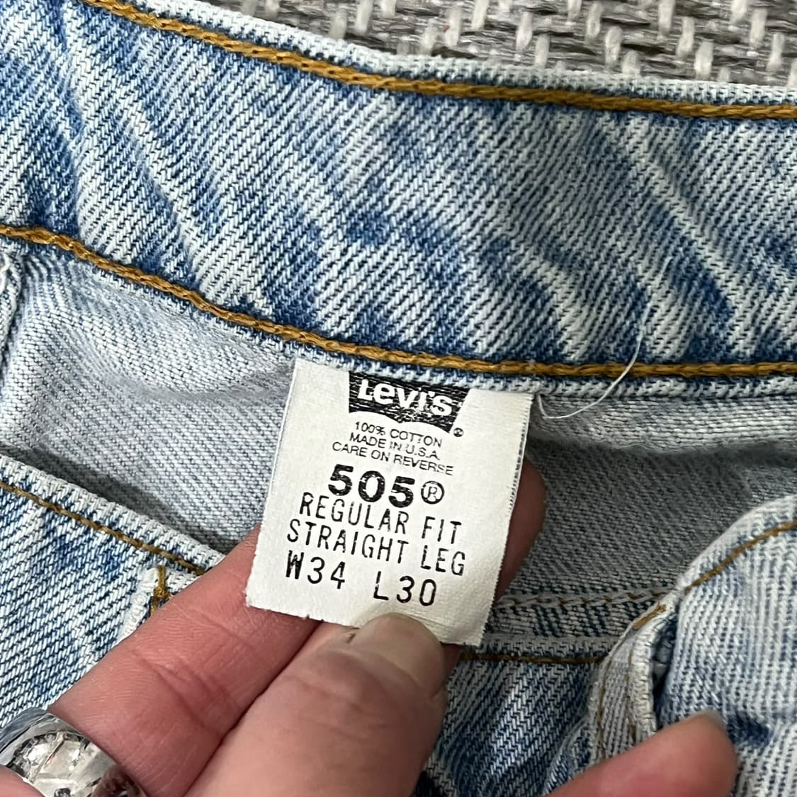 usa 리바이스 505 데님팬츠 s08758 상품이미지7