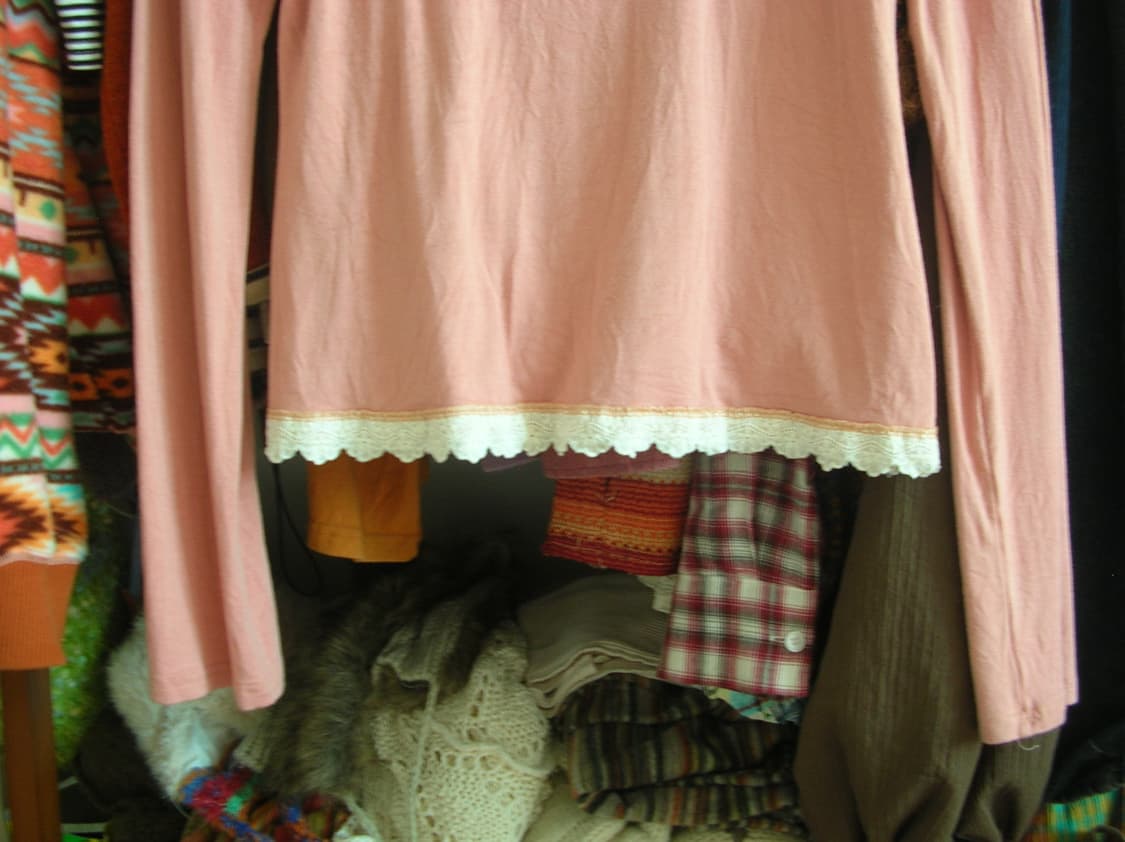 빈티지 히피 보헤미안 무드 롱슬리브 긴팔 티셔츠 상품이미지3