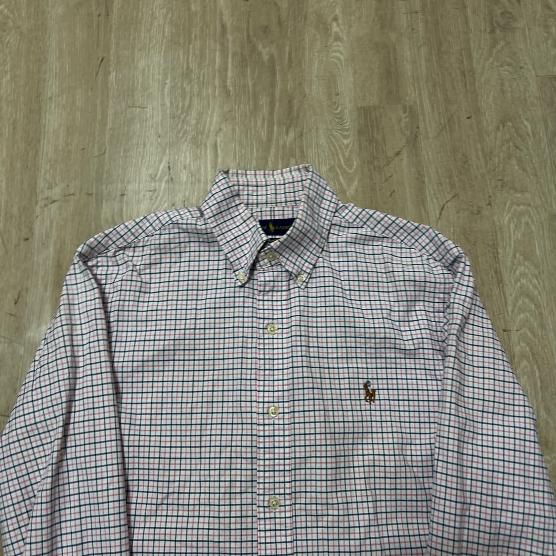폴로 랄프로렌 옥스포드 체크셔츠 S/90  상품이미지2