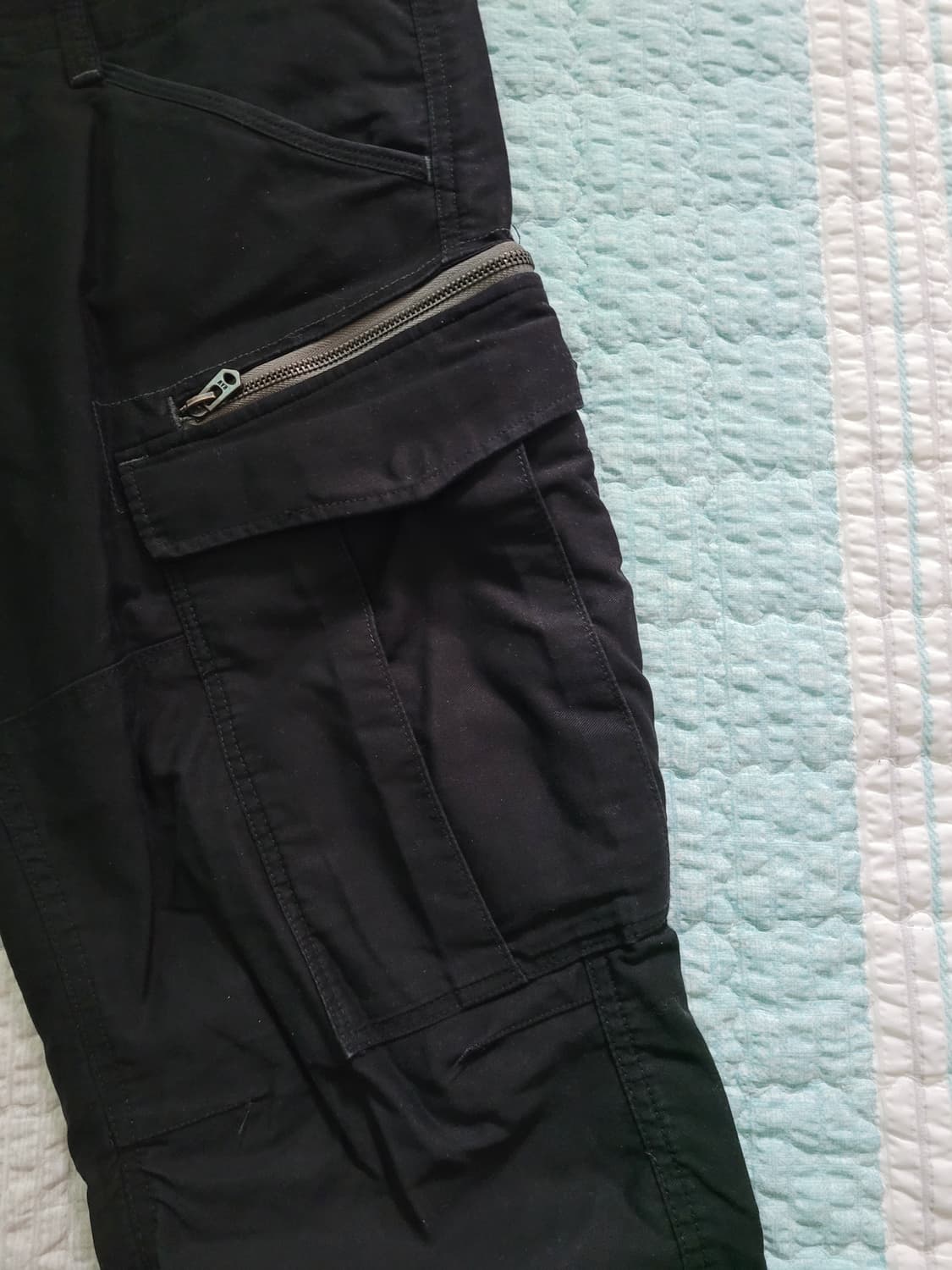 지스타로우 Gstarraw 3d 테이퍼드 블랙 카고팬츠 34-35사이즈 상품이미지2