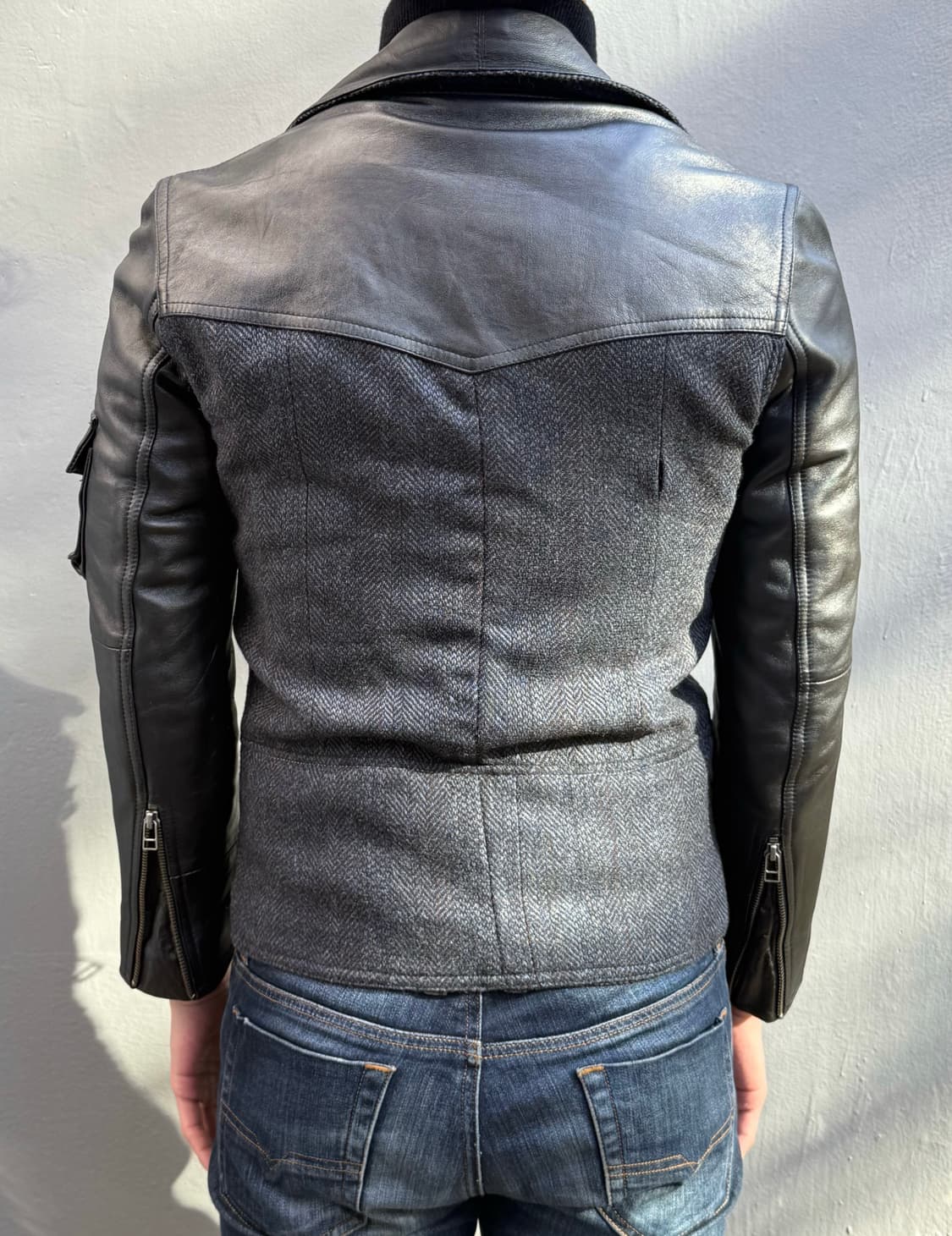 해리스 트위드 라이더 자켓 상품이미지2