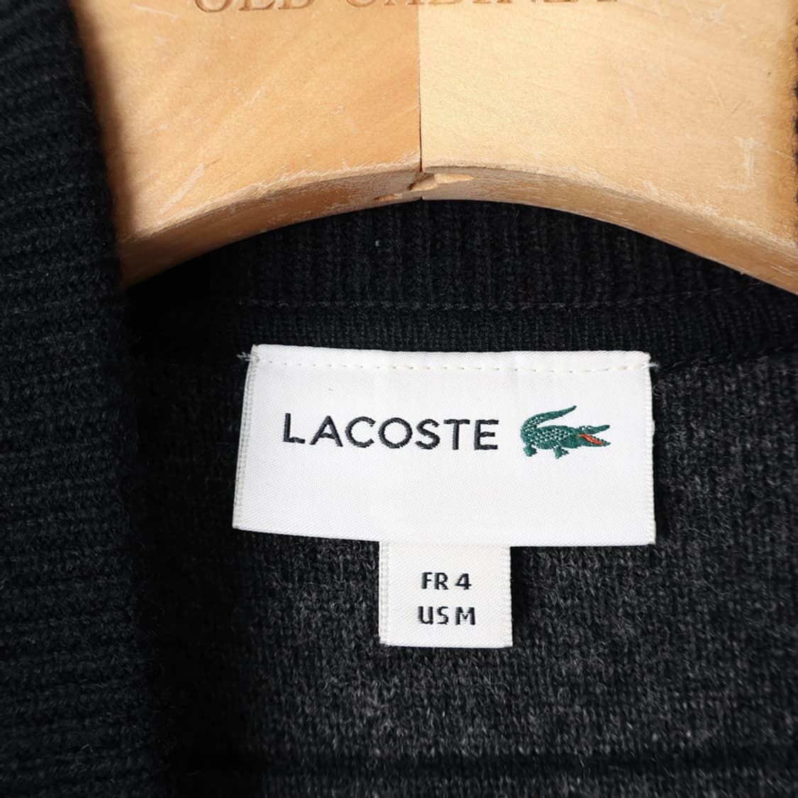 100/라코스테 퀼팅 울 집업 니트 베스트 상품이미지7