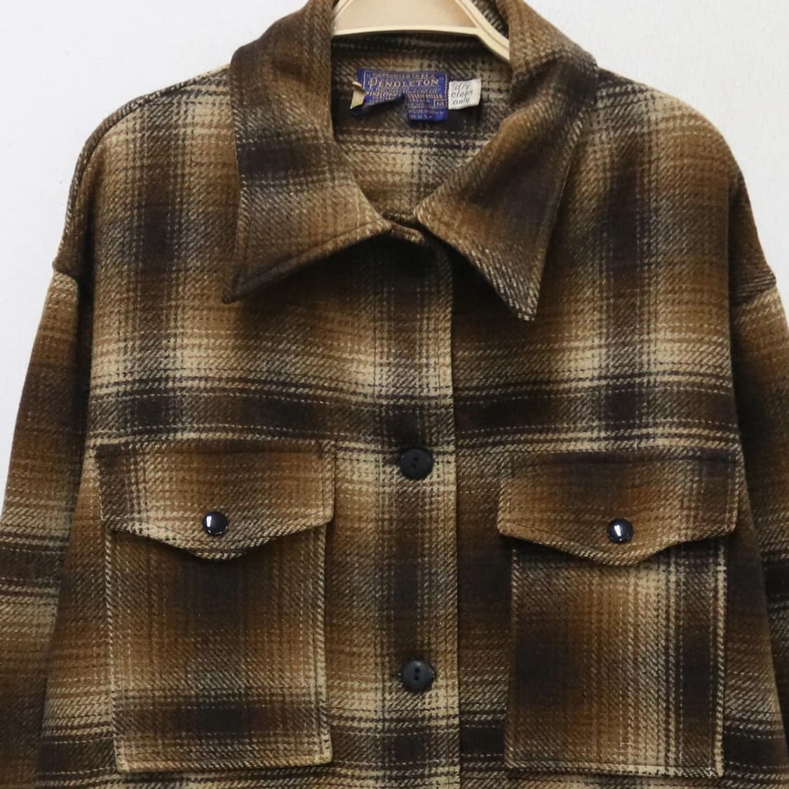 70'S 펜들턴 체크 울 자켓 60988 상품이미지5
