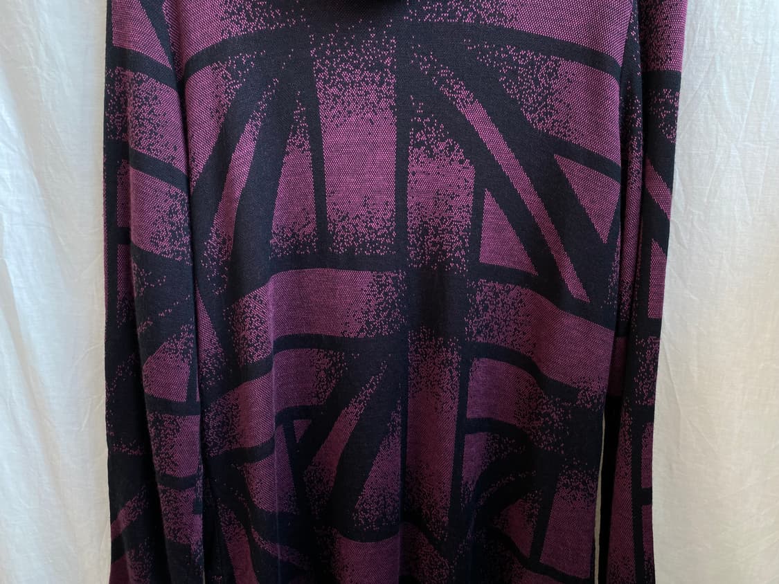 빈티지 패턴 하이넥탑(L) 상품이미지4