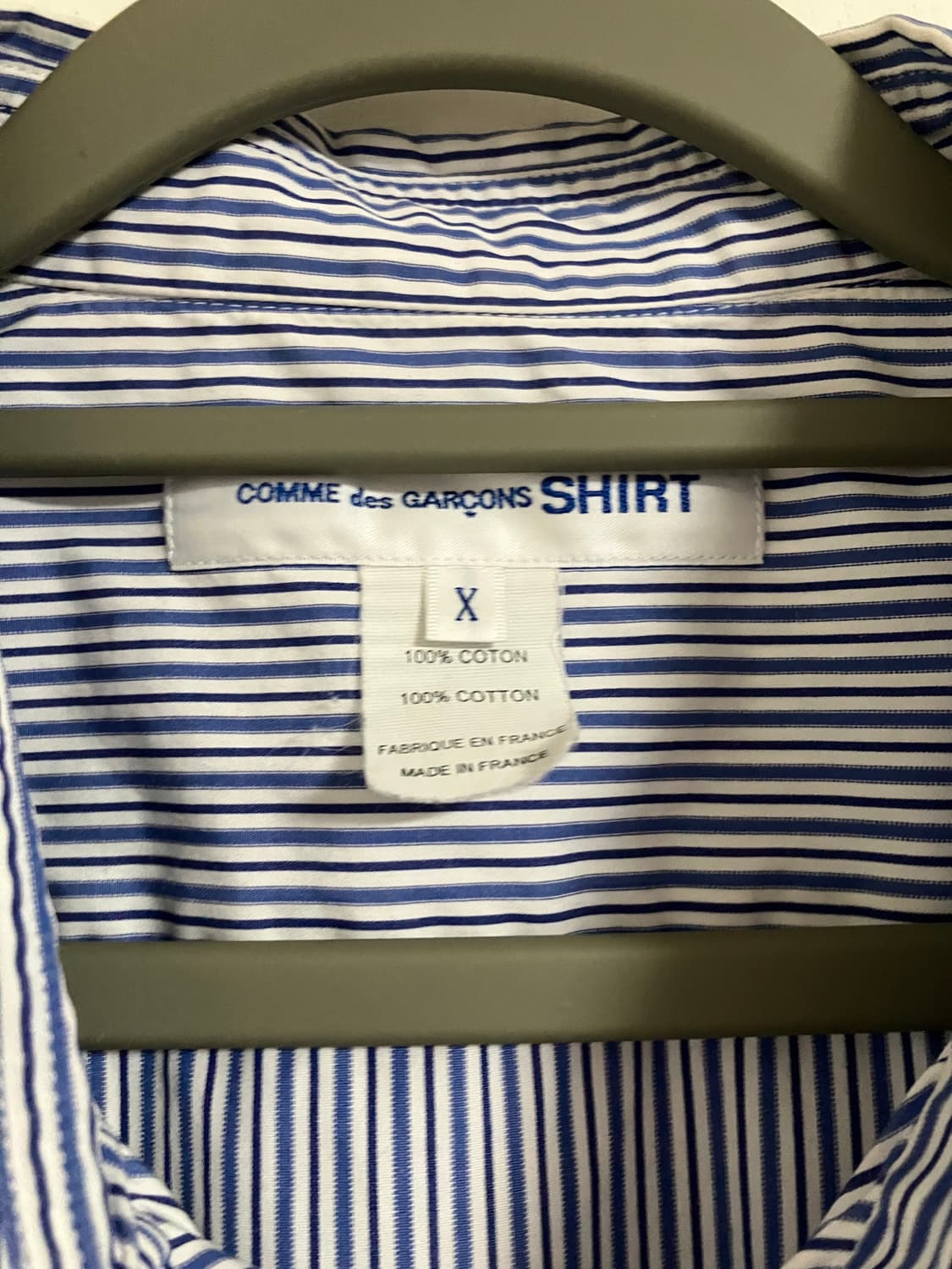comme des garcons SHIRT made in France 상품이미지3