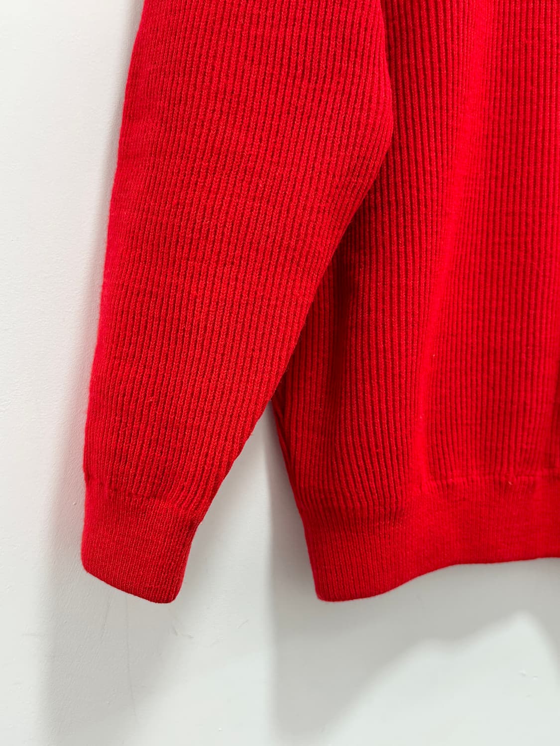 GOLD WIN red v knit 상품이미지4