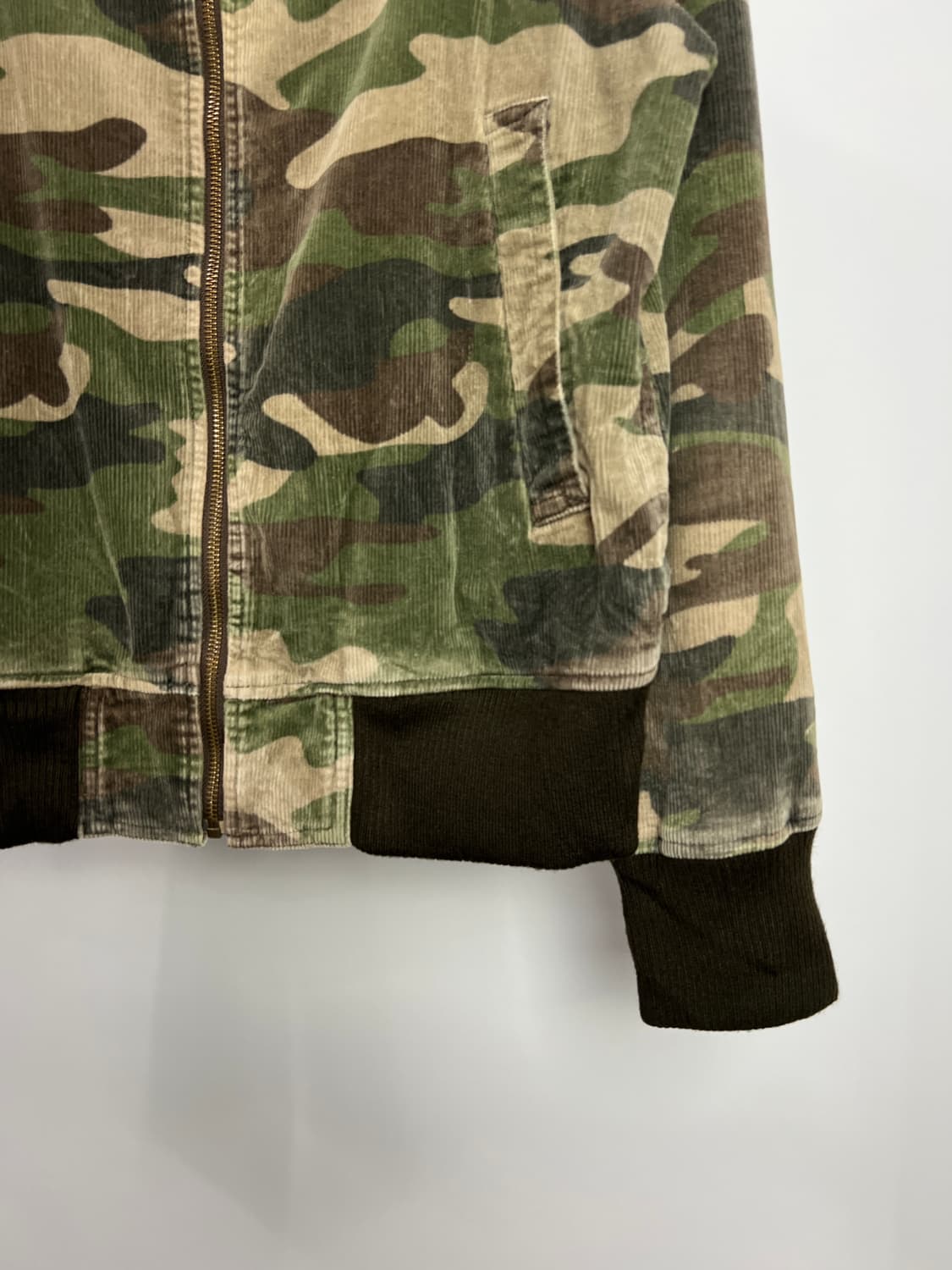 X-GIRL 카모플라쥬 코듀로이 집업 자켓  상품이미지4