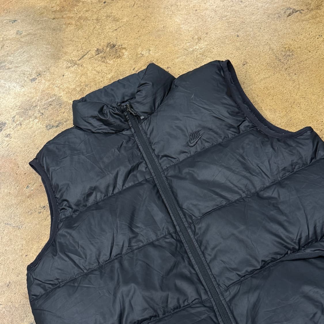 [정품/M] 나이키 블랙 양면 패딩 조끼 b19 상품이미지1