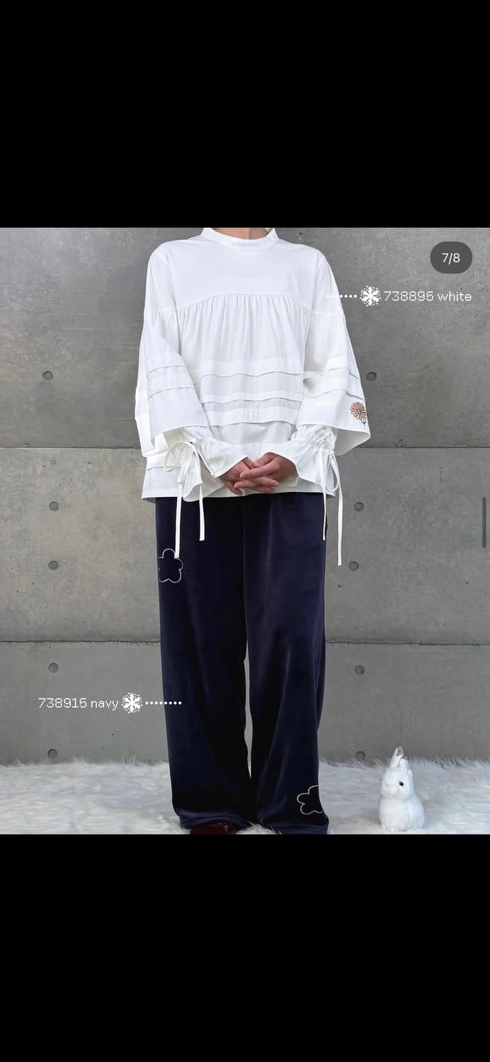 일본빈티지 벨벳 팬츠 도쿄걸 모리걸 상품이미지7