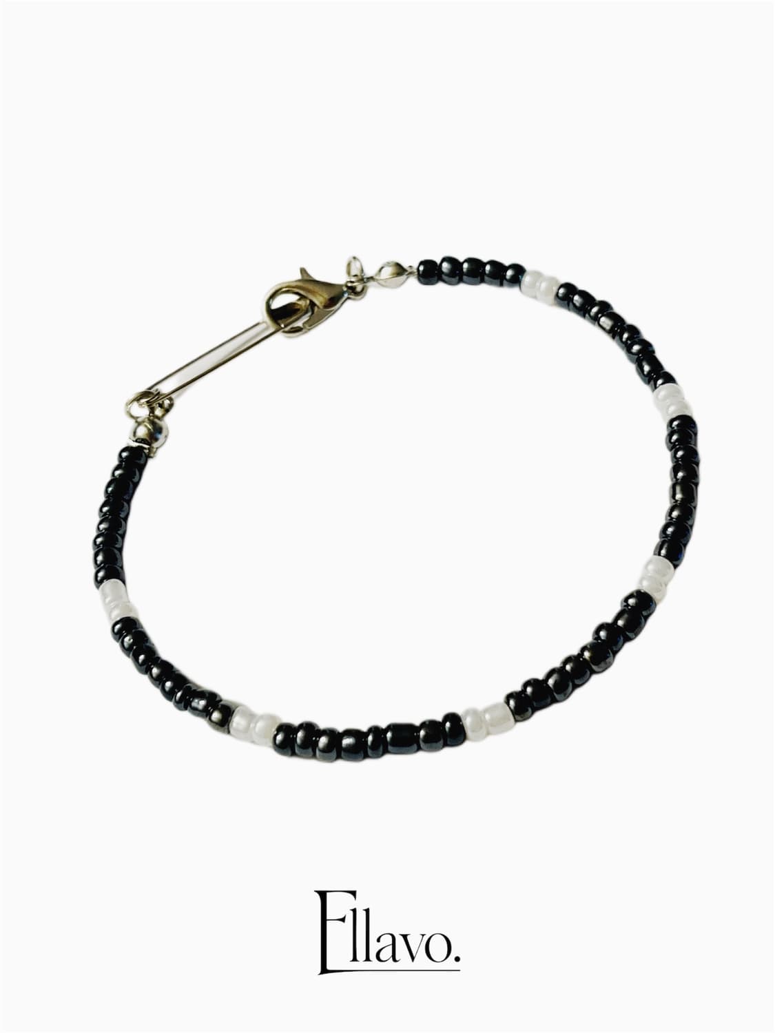 Ellavo Black Pearline Beads Bracelet 상품이미지2