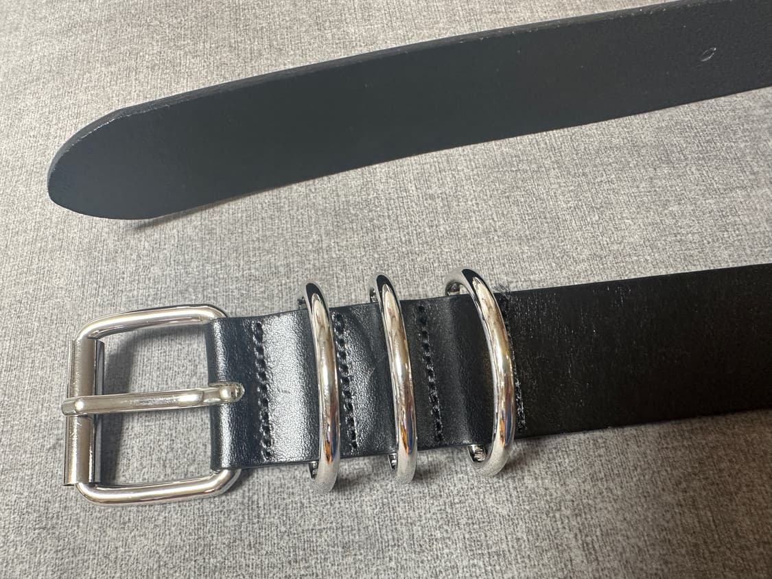 LCDC 블랙 가죽 벨트 (Free) 상품이미지5