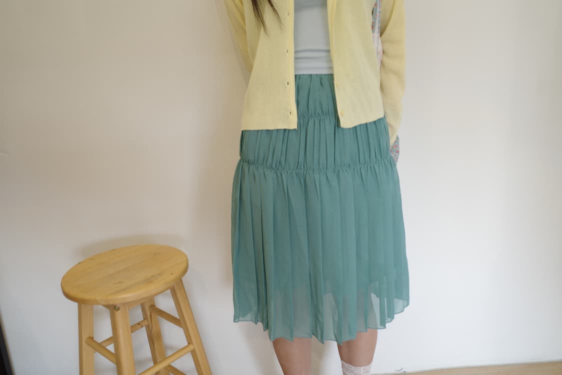 mint dot skirt 상품이미지1