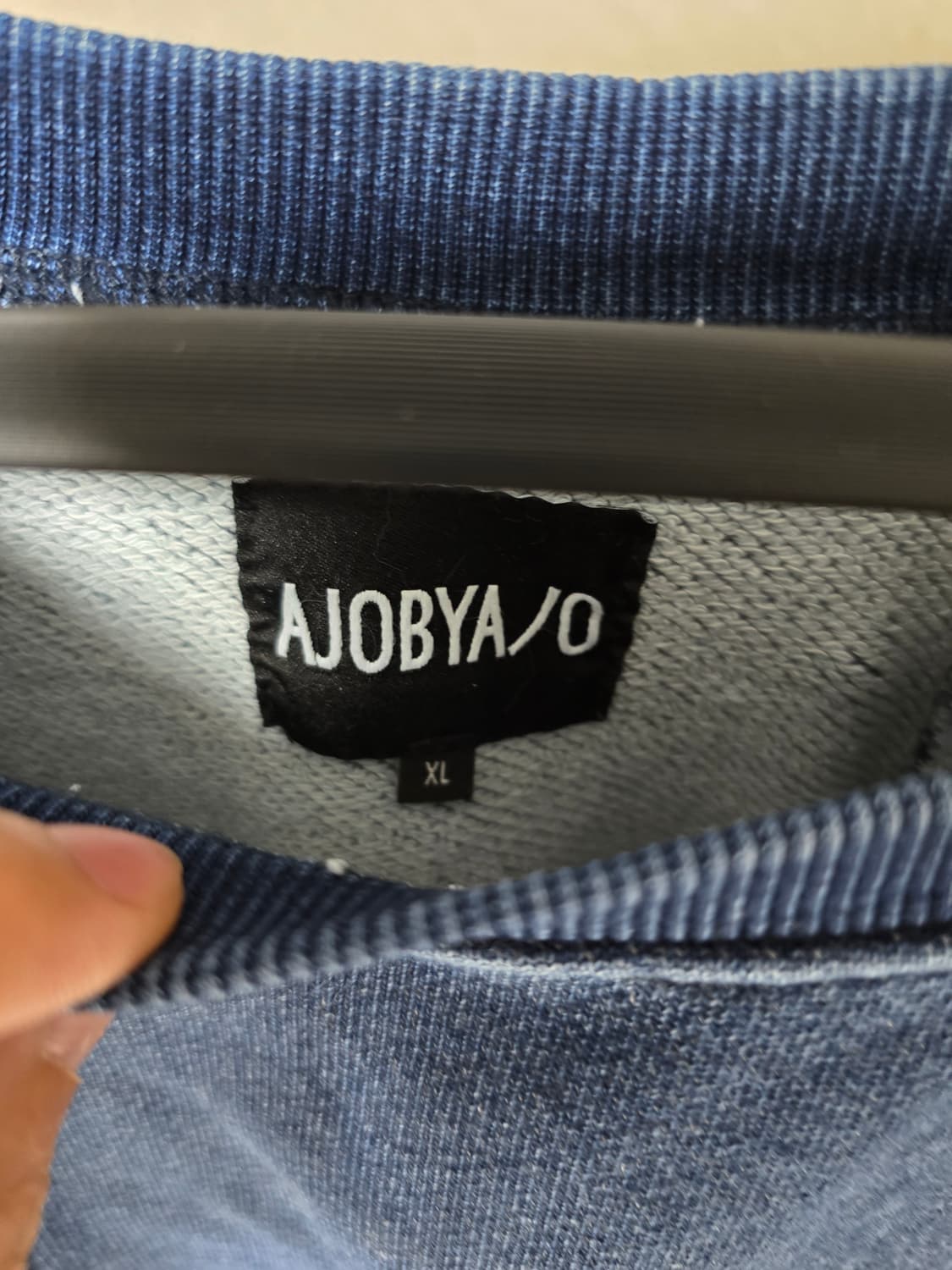 아조바이아조 데님맨투맨 XL 상품이미지2