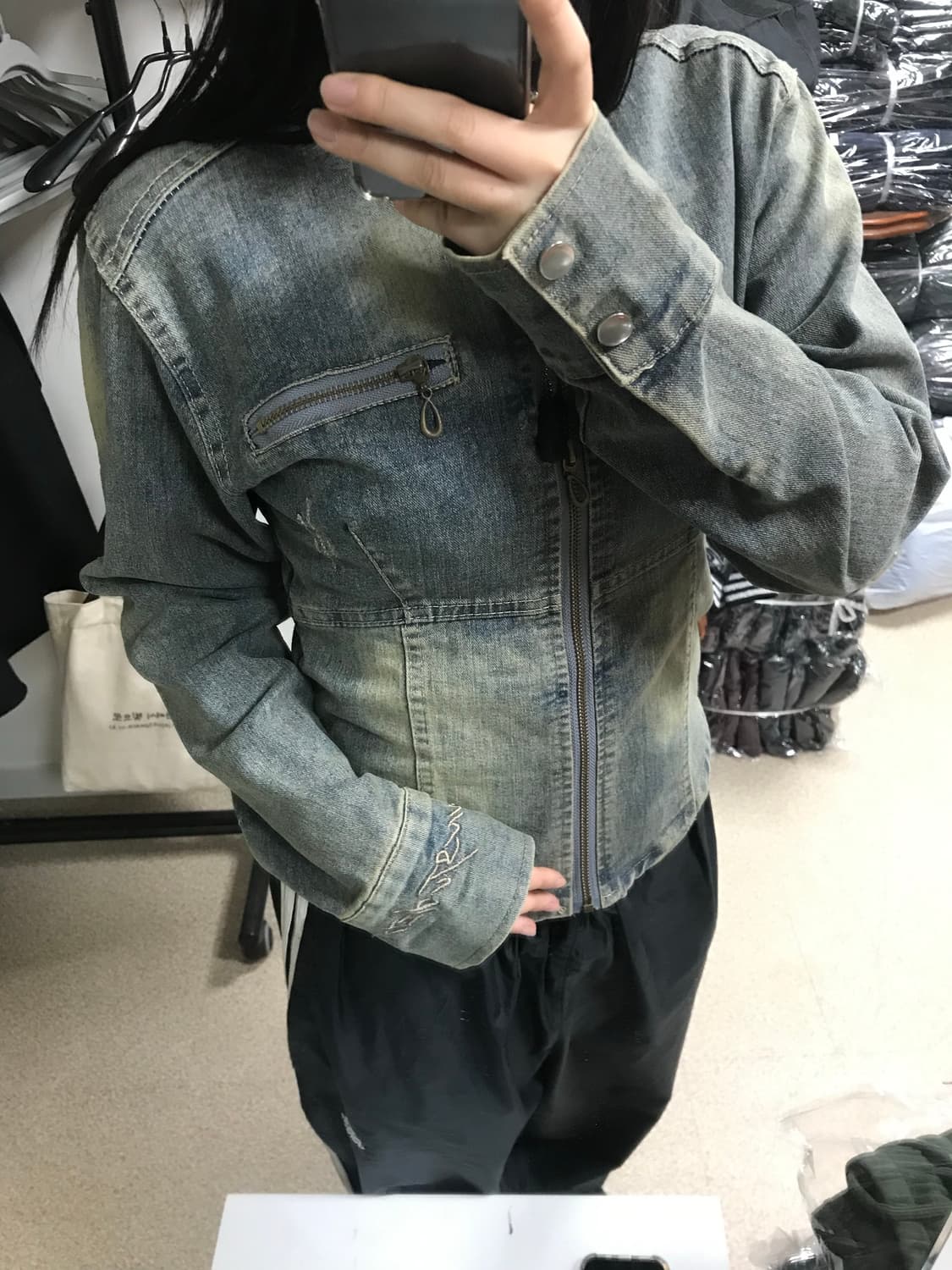 빈티지 청자켓 상품이미지5