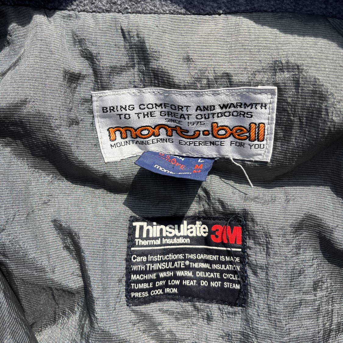 일본판 몽벨 빈티지 아웃도어 자켓(실측확인) 상품이미지3
