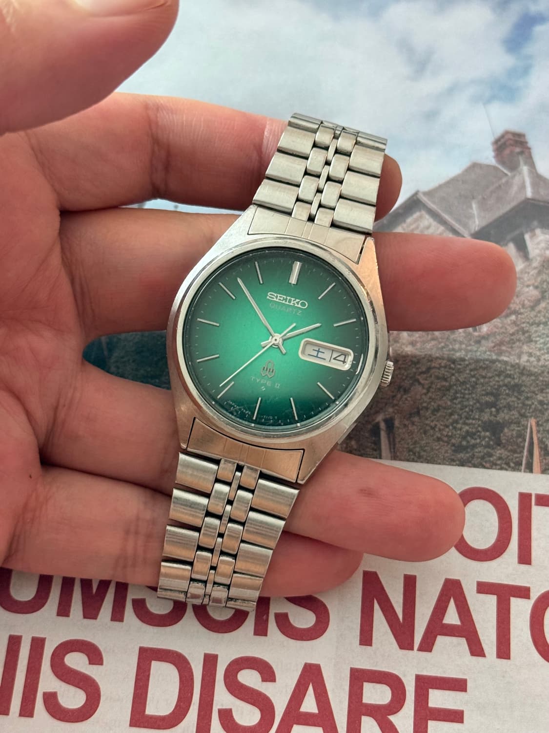 세이코 Seiko Type II 그린 그라데이션 상품이미지5