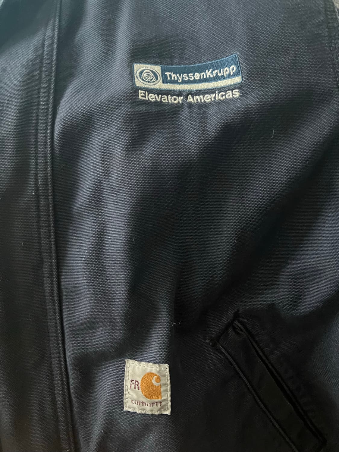 칼하트 FR 네이비 자켓 상품이미지2