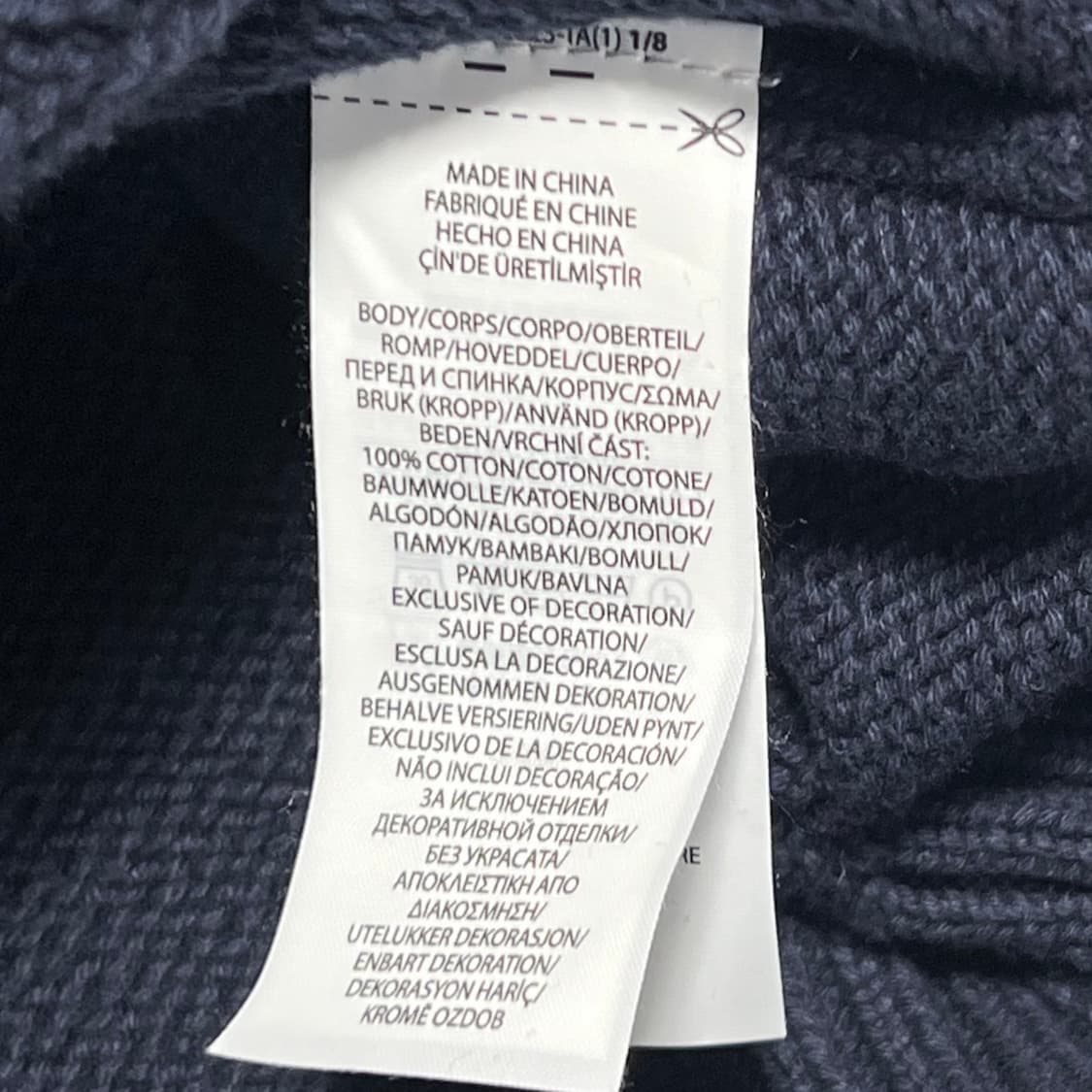 Polo Ralph Lauren 코튼 케이블 크롭 반집업 니트 상품이미지4