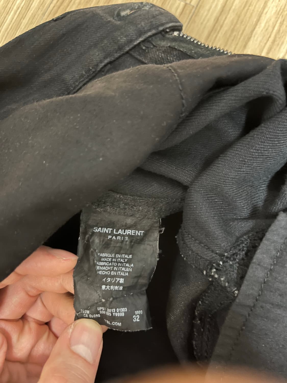 생로랑 13fw 레더패널진 32 상품이미지4