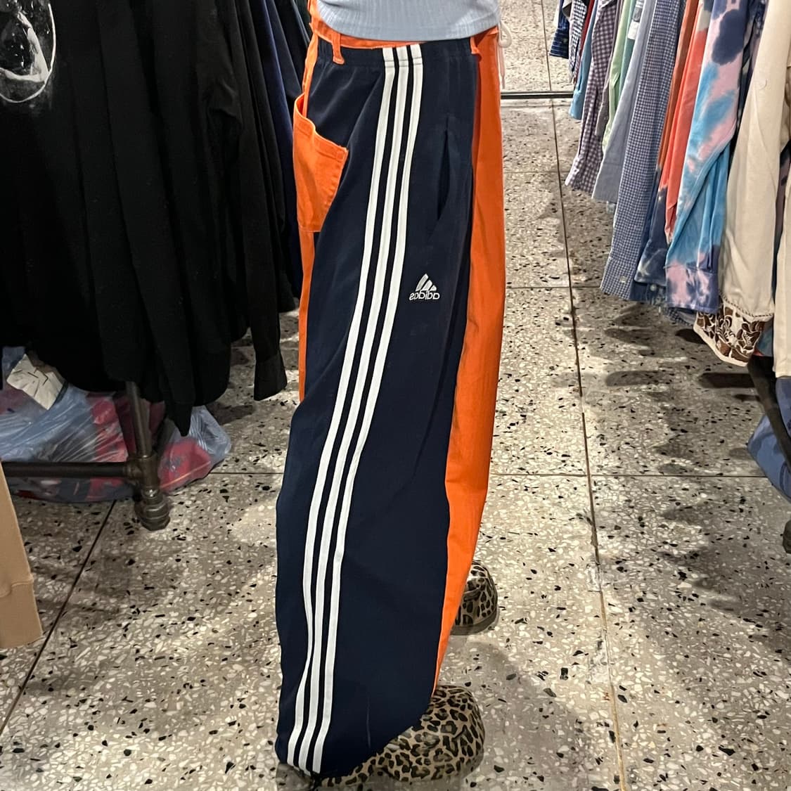 Adidas 아디다스 커스텀 데님 조거 팬츠  상품이미지2