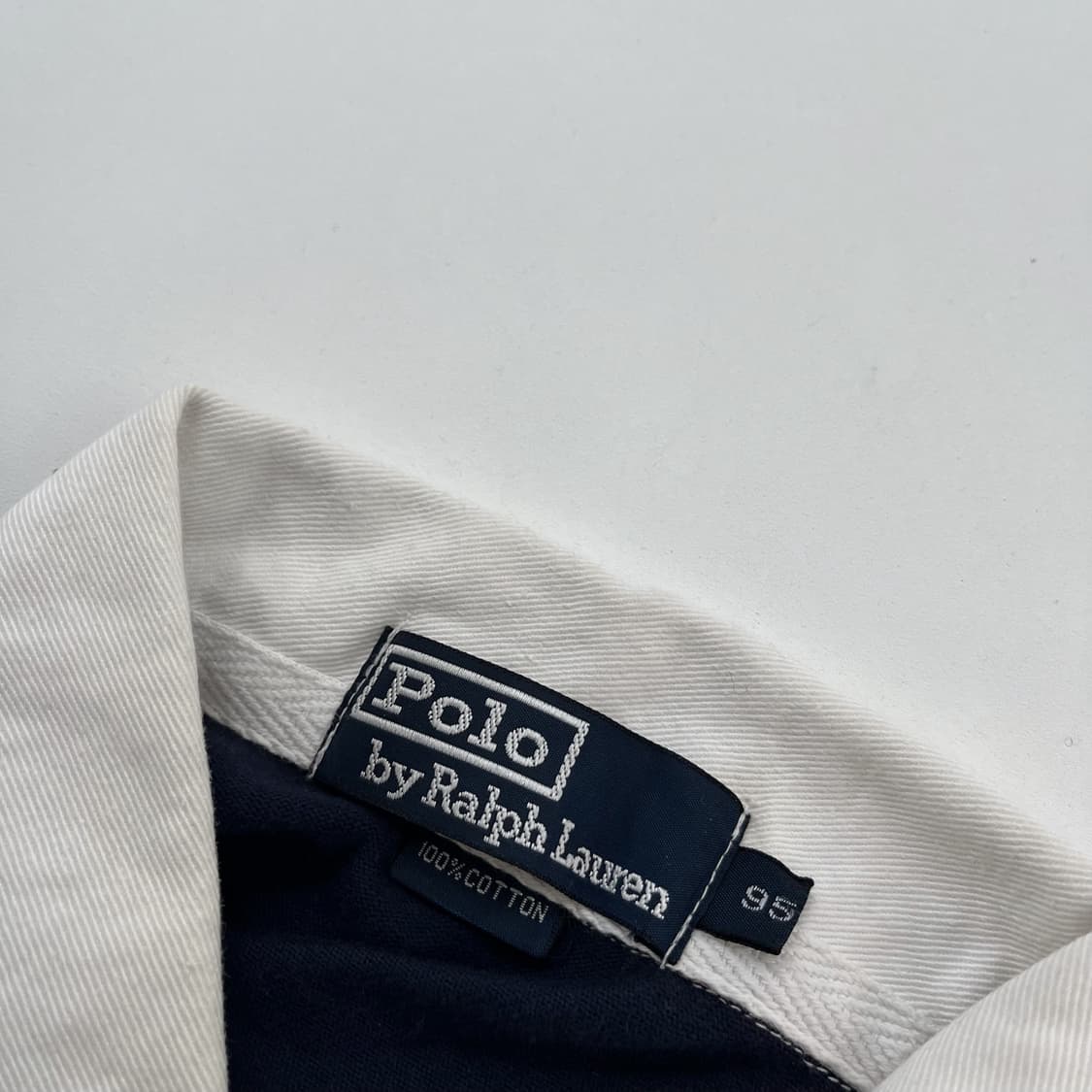 폴로 랄프로렌 루즈핏 네이비 그레이 럭비 스웻 셔츠 상품이미지3