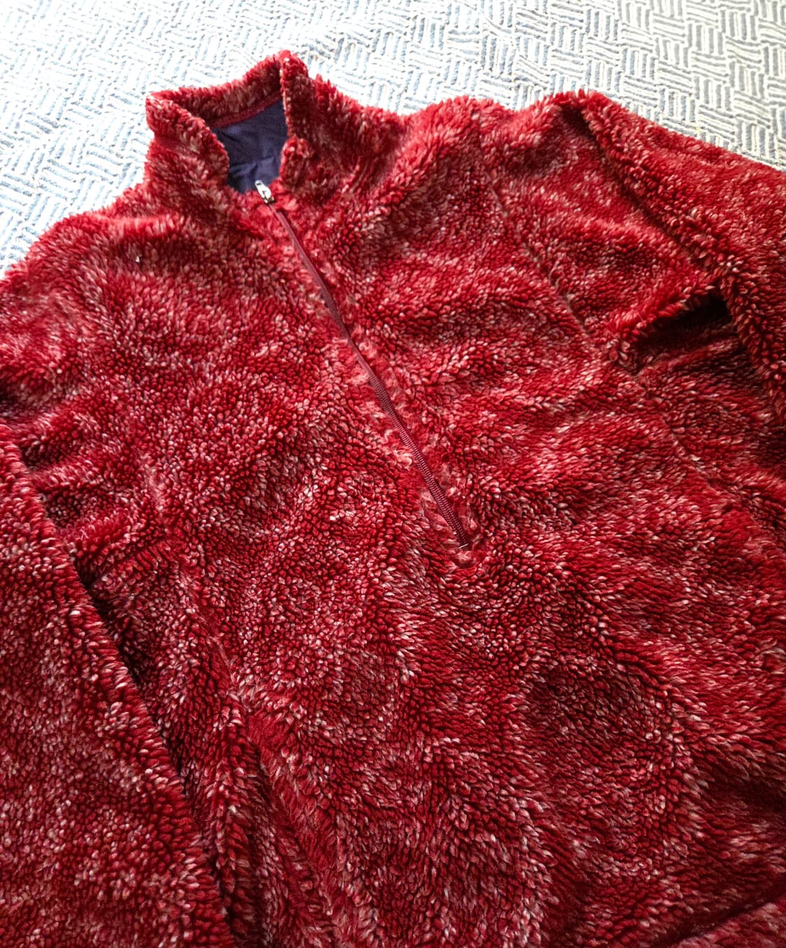 (S)파타고니아 90s 기모노 레드 플리스 신칠라 상품이미지3