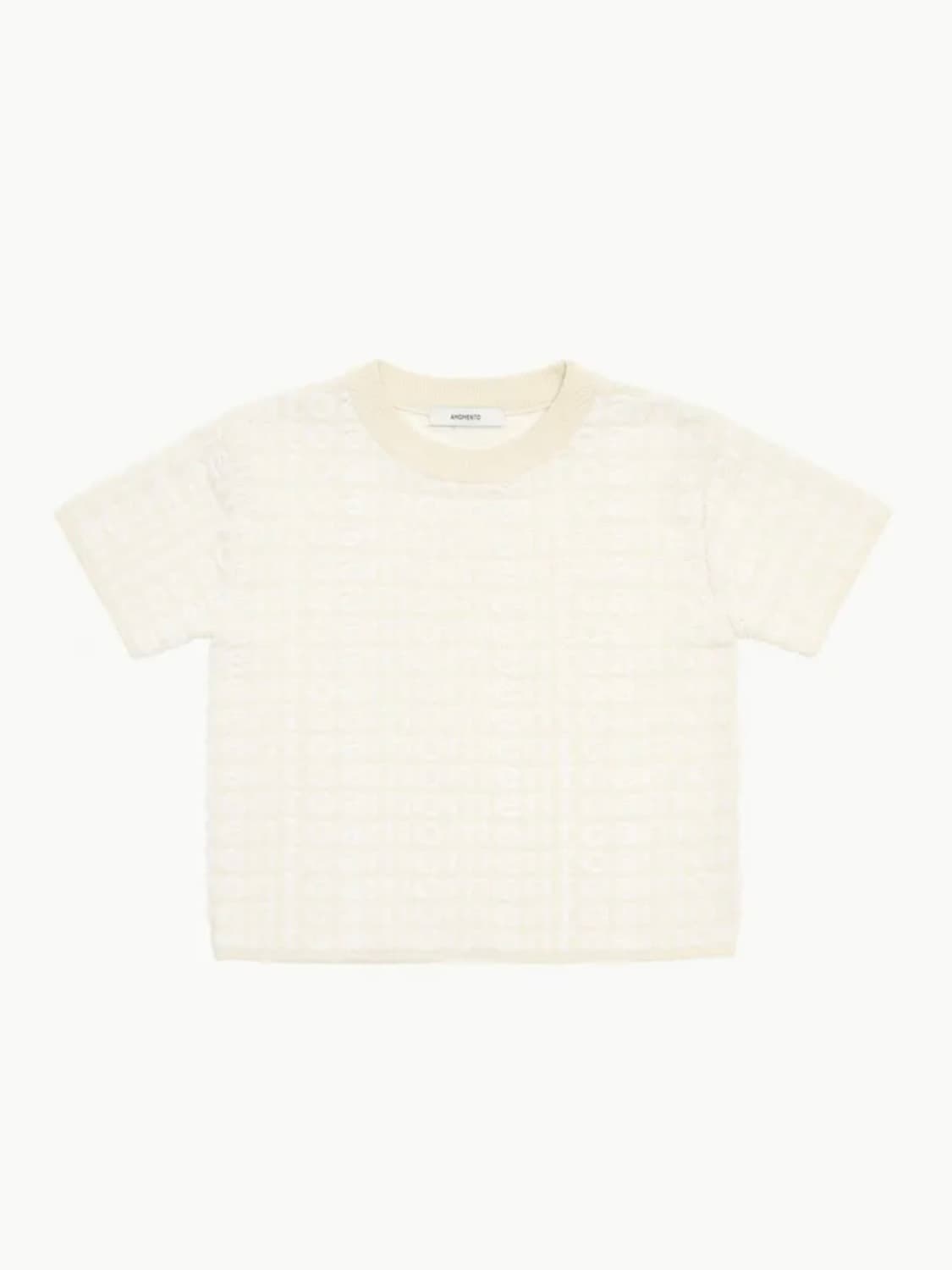 [급처] 아모멘토 로고 부클 니트 상품이미지5