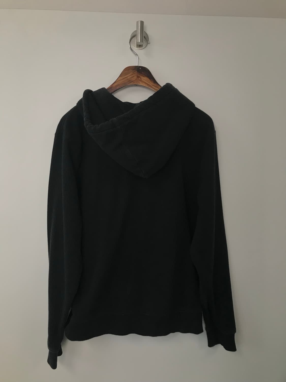 지프 자수로고 블랙 후드집업 상품이미지3